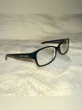 Armani Exchange AX3017 8004 Black Eyeglasses Frames 52-16-135 Rectangular